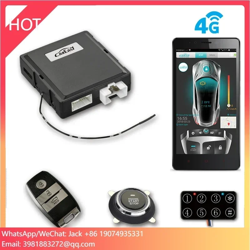 Door Stop Alarm - 4G GPS/GSM Araç Alarmı PKE Anahtarsız