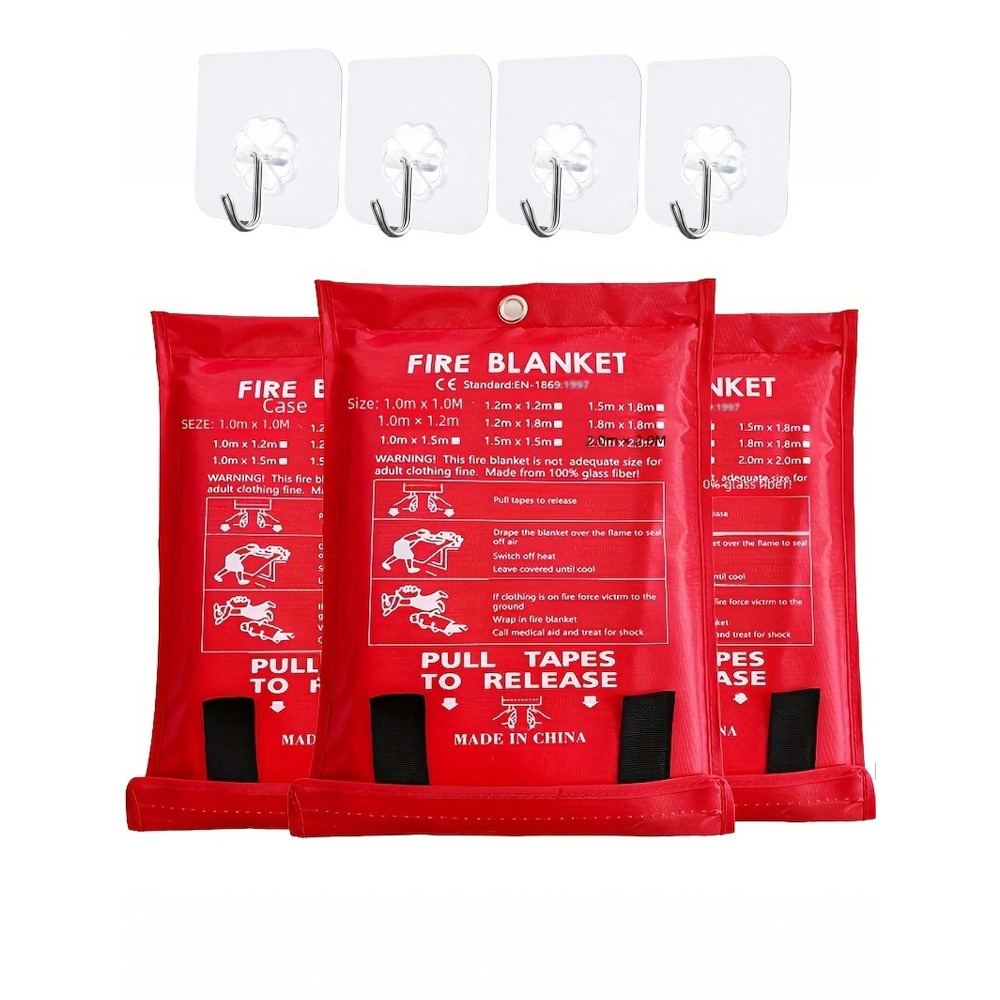 Fire Blanket Kitchen - Yangın Battaniyesi 39.37 X 39.37 İnç
