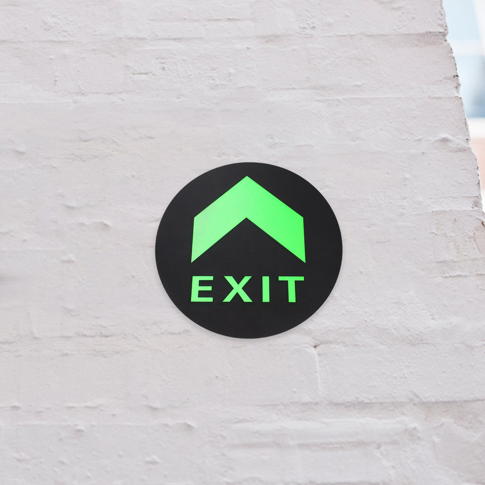 Emergency Exit Sign - 5 Adet Gece Parlayan Çıkış İşareti