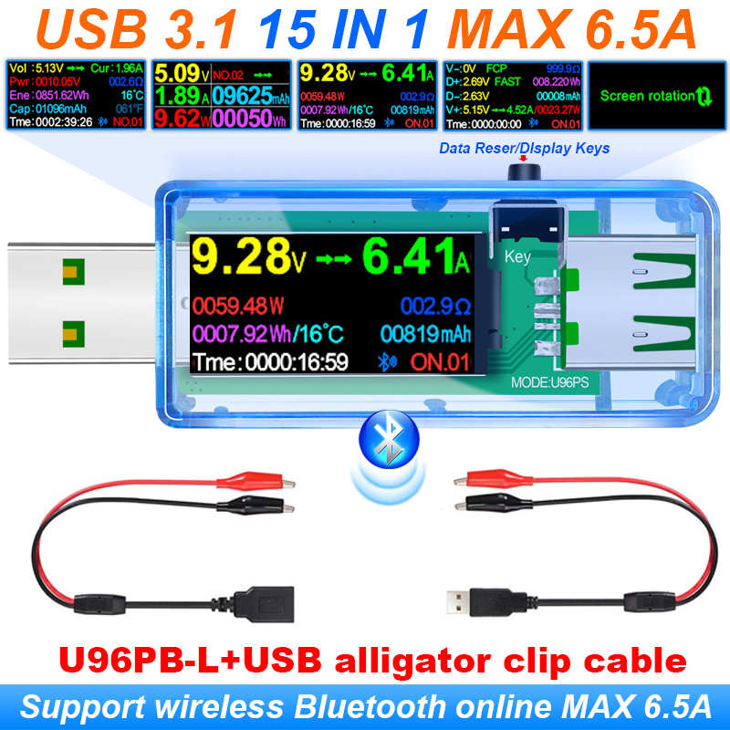 Co Detector Plug - 15 IN 1 USB 3.1 Test
