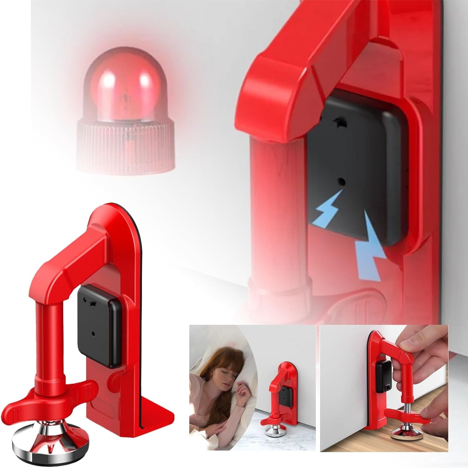 Door Stop Alarm - Akülü Alarm Kapı Durdurucu Kapı Kilidi