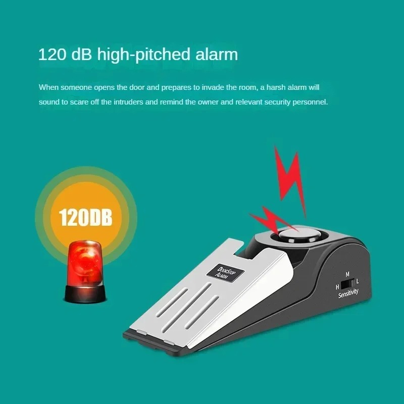 Door Stop Alarm - Taşınabilir Kapı Durdurucu Güvenlik Alarmı Otel