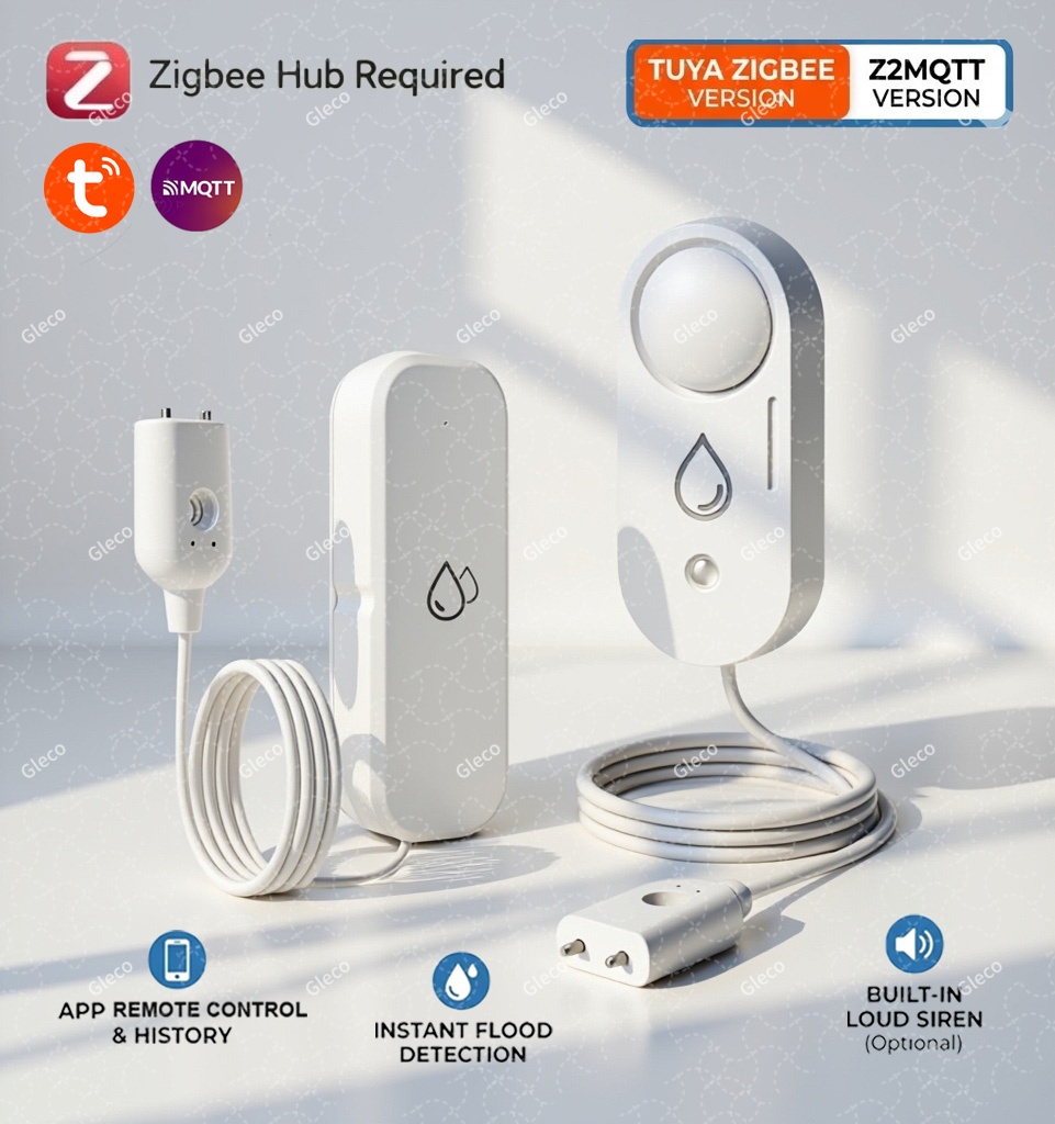 Water Alarm Sensor - Zigbee Su Kaçağı Sensörü Su Baskını