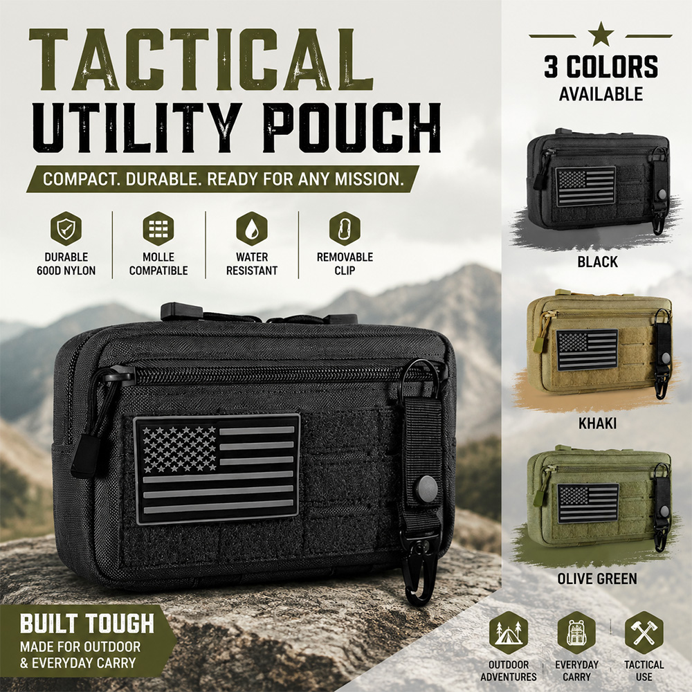 First Aid Bag Kit - Taktik Molle EDC Çantası Açık Hava