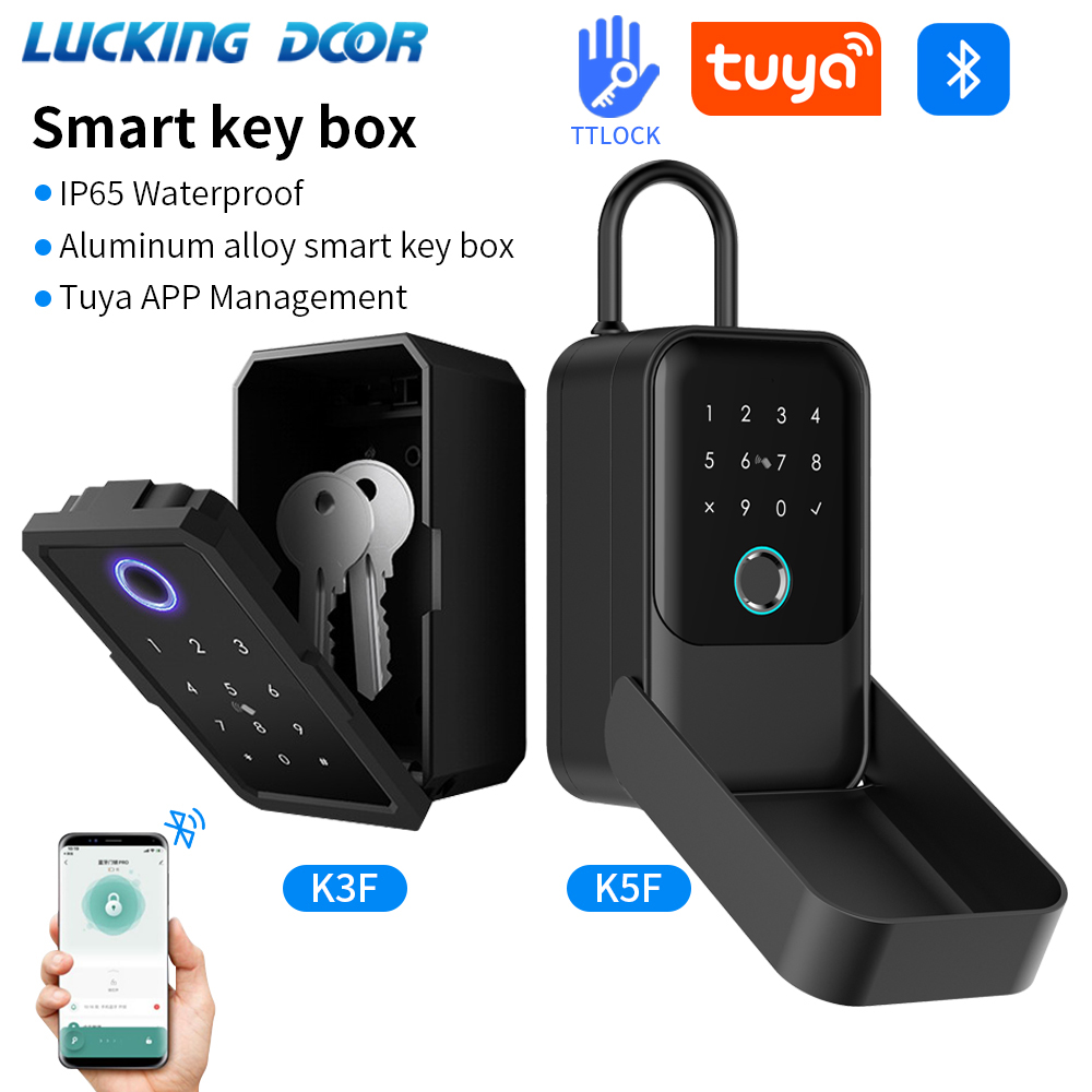 Lockbox Key Secure - Tuya akıllı yaşam App veya TTLock