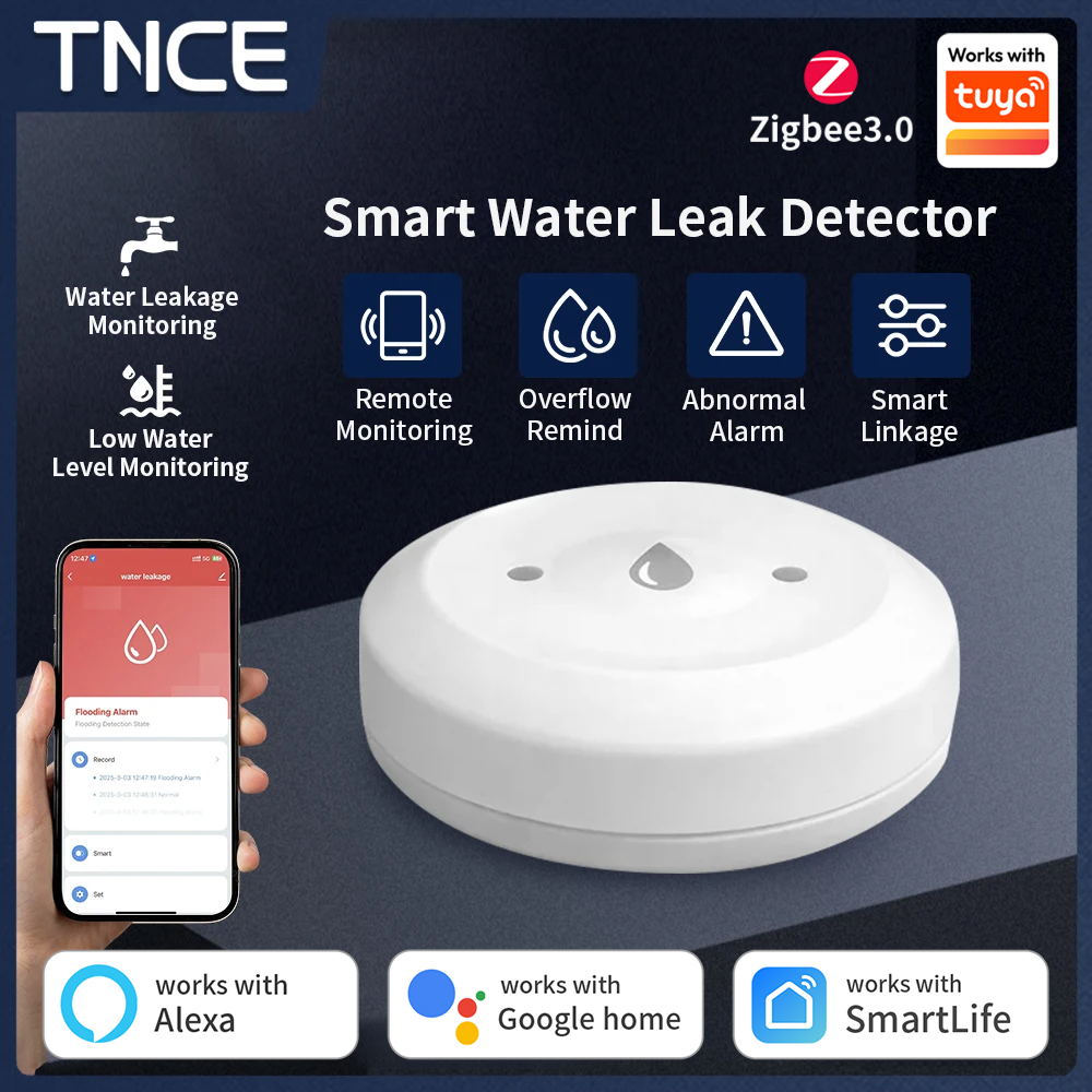 Water Alarm Sensor - TNCE ZigBee3.0 Tuya Akıllı Su Algılama