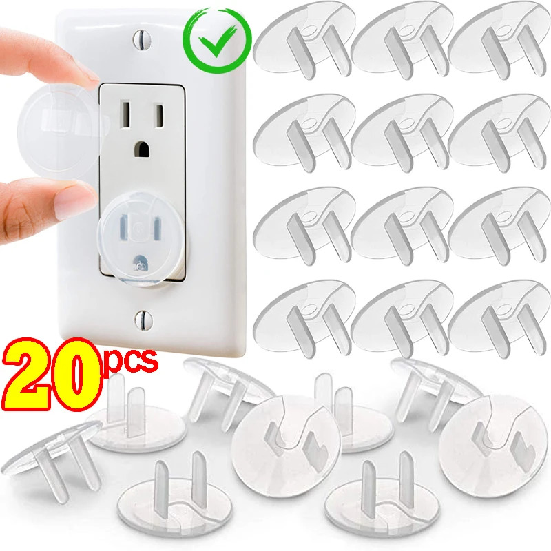 Outlet Cover Baby - 10/20PCS Çocuklara Dayanıklı Priz Kapakları –