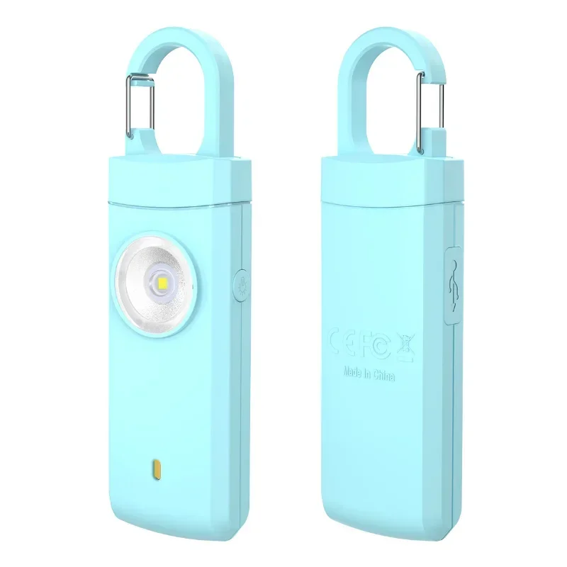 Personal Alarm Keychain - Kendini Savunma LED El Feneri USB