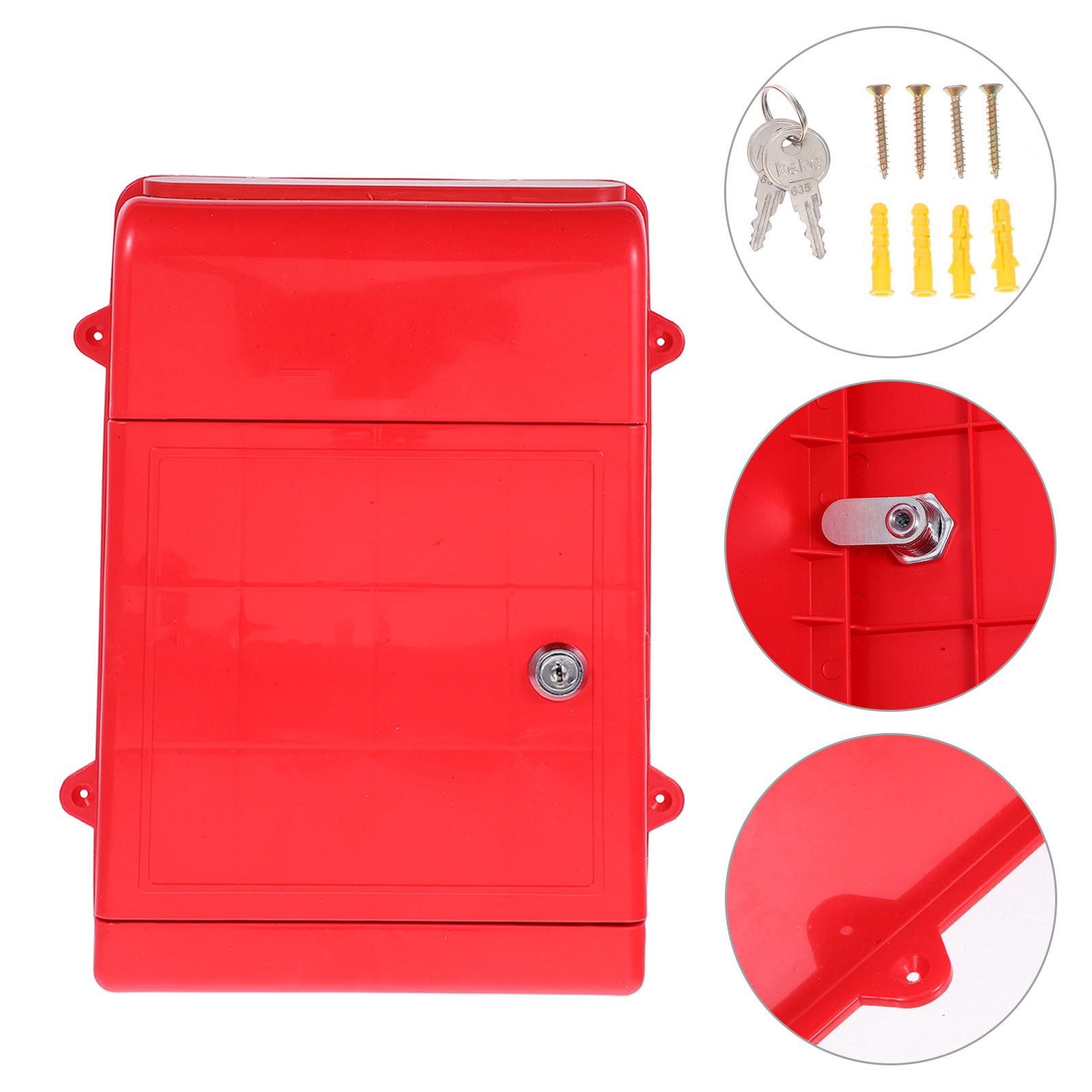 Lockbox Key Secure - Duvara Monte Kilitli Posta Kutusu Plastik