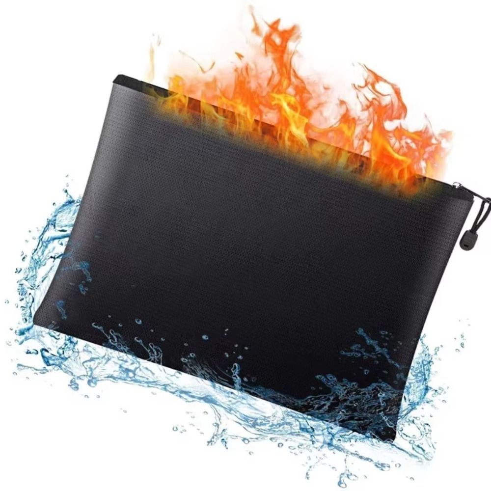 Fire Safe Document - Yüksek Sıcaklığa Dayanıklı Yanmaz Fermuarlı Belge
