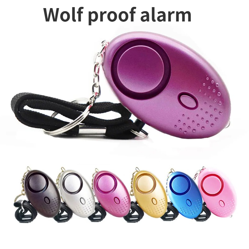 Personal Alarm Keychain - 130dB Anti-kurt Kız Çocuk Kadın Kendini