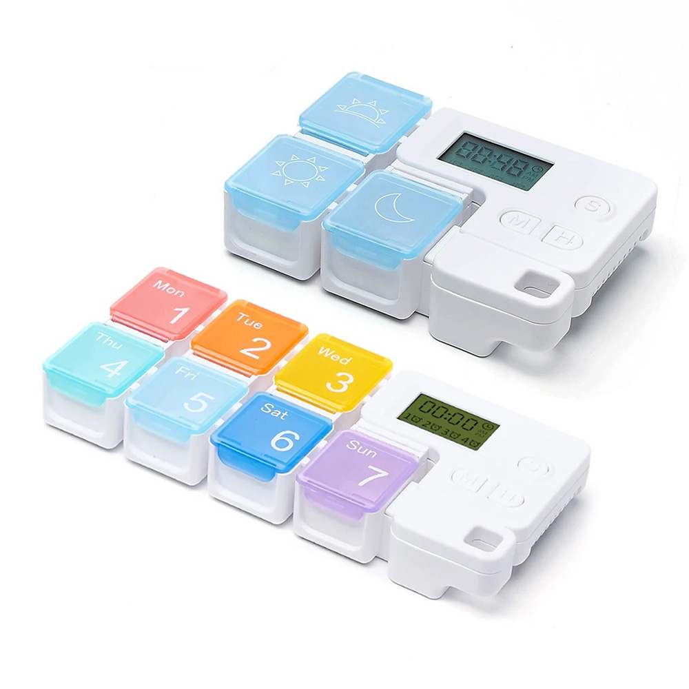 Medicine Cabinet Lock - İlaç Saklama Alarm Kutusu Günlük Haftalık
