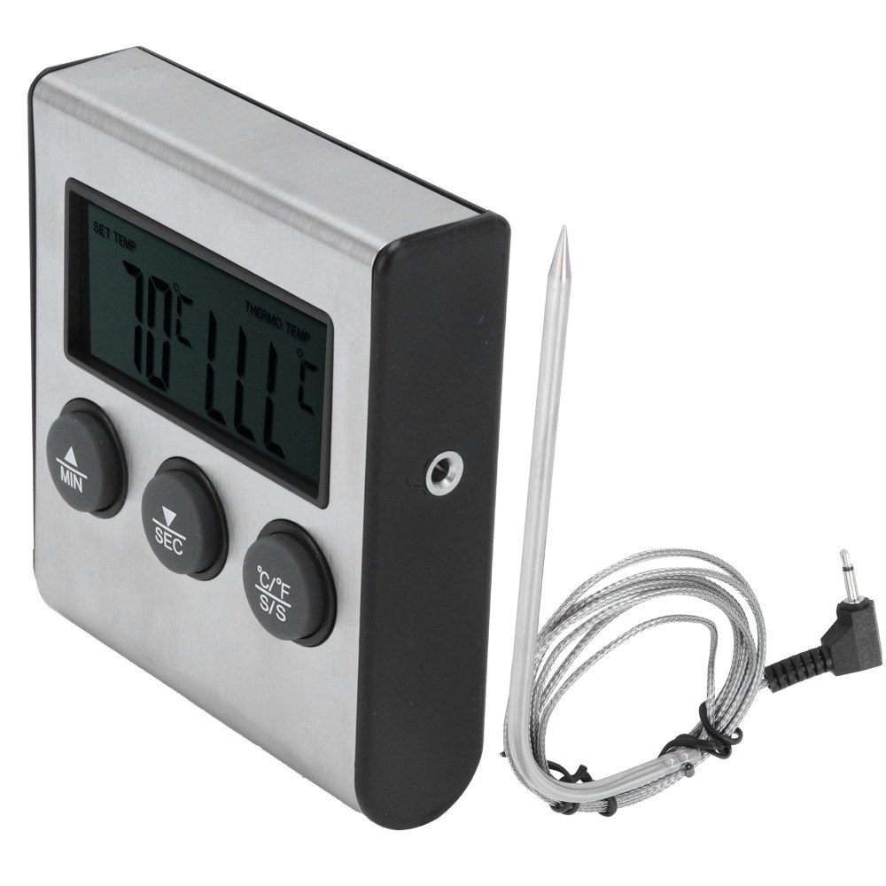 Pool Alarm Float - Gümüş Dijital Barbekü Et Termometresi Zamanlayıcı