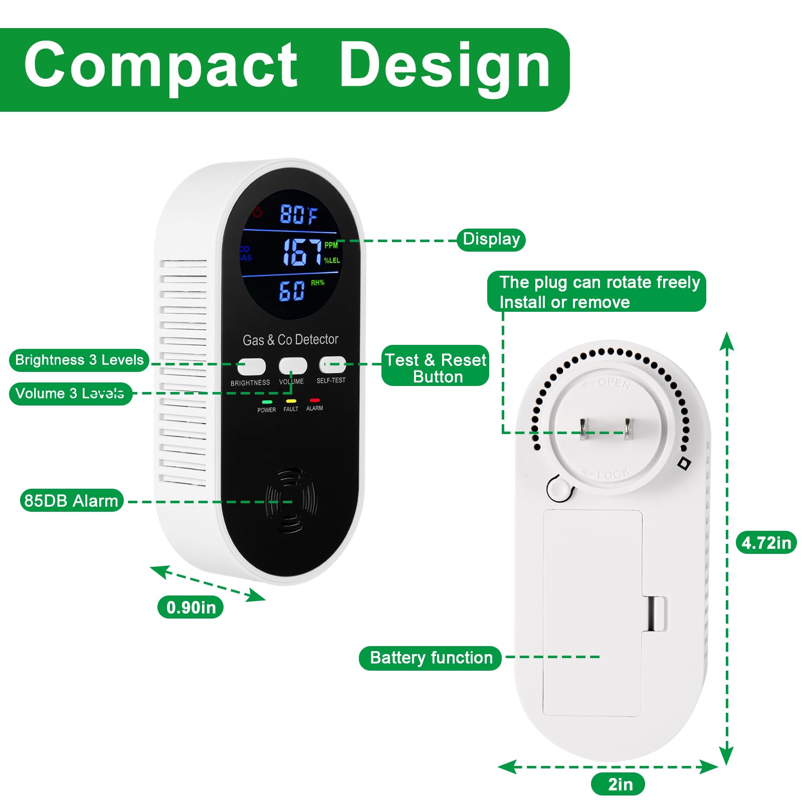 5'i 1 Arada Kombine Patlayıcı  - Co Detector Plug incelemesi ve fiyatı