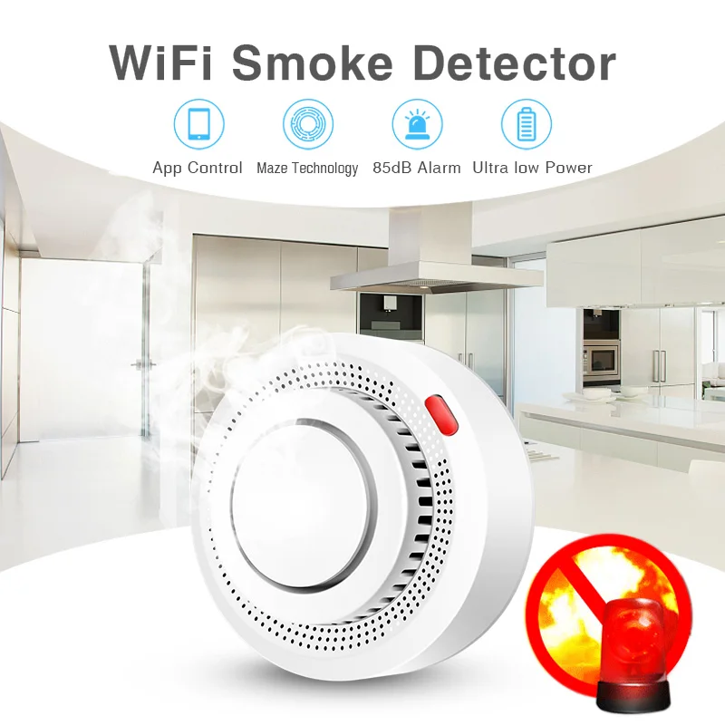 Tuya Akıllı WiFi Duman Sensörü - Smoke Detector Interconnected incelemesi ve fiyatı