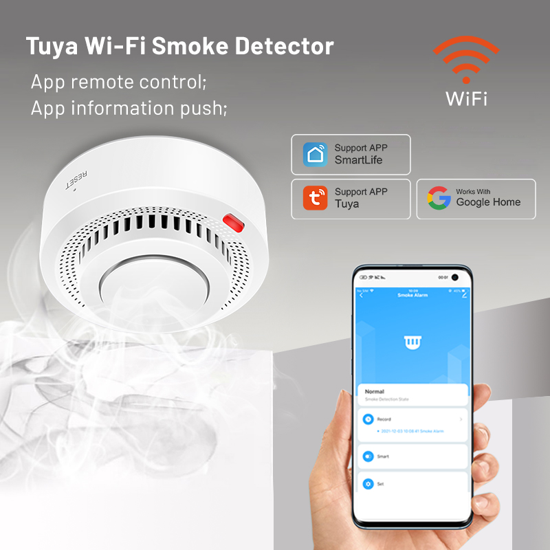 Tuya Akıllı WiFi Duman Sensörü - Smoke Detector Interconnected incelemesi ve fiyatı