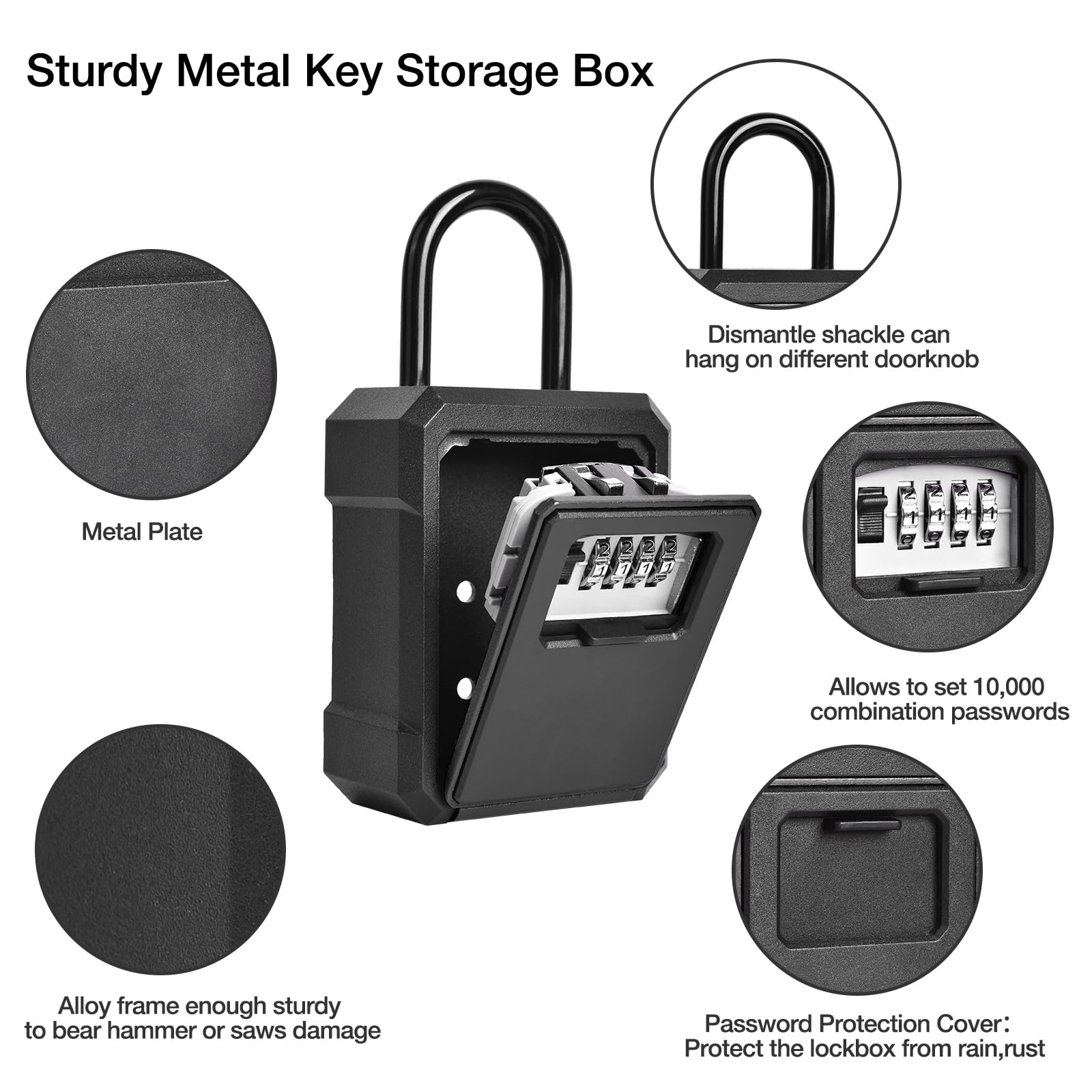 Alaşım güvenlik tuş kilidi kut - Lockbox Key Secure incelemesi ve fiyatı
