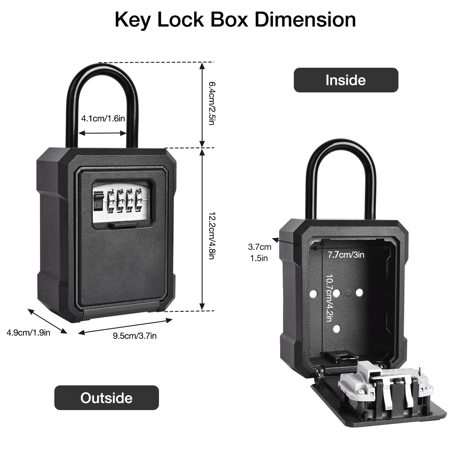 Alaşım güvenlik tuş kilidi kut - Lockbox Key Secure incelemesi ve fiyatı