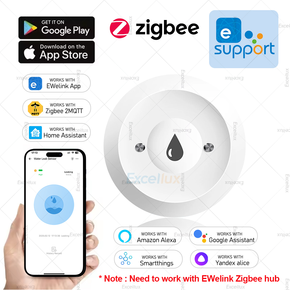 Ewelink Zigbee 3.0 Su Sensörü  - Water Alarm Sensor incelemesi ve fiyatı