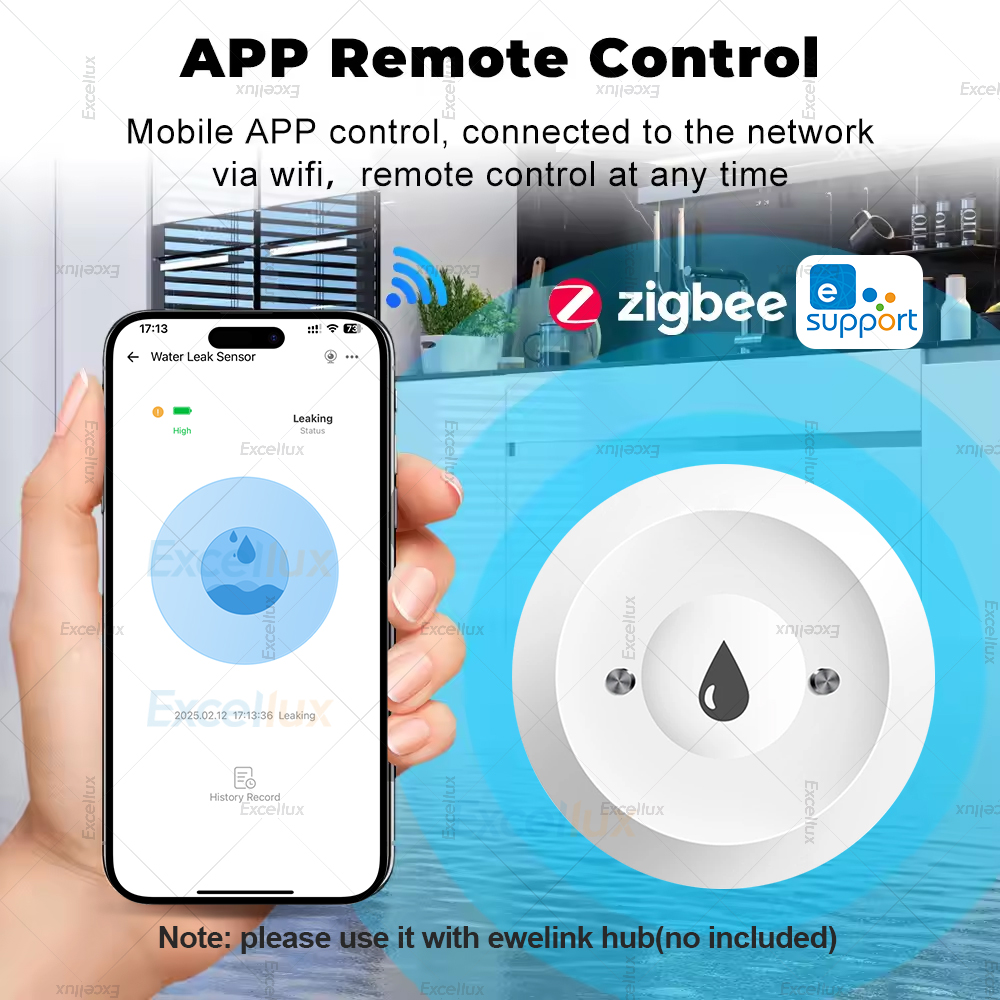 Ewelink Zigbee 3.0 Su Sensörü  - Water Alarm Sensor incelemesi ve fiyatı