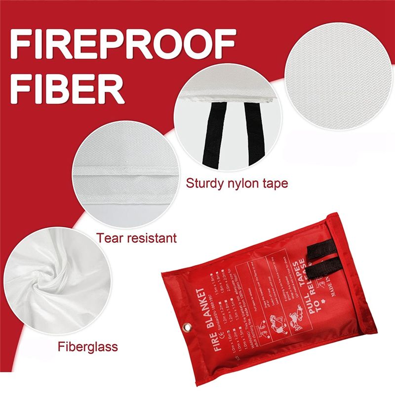 Promosyon Günü 2PCS Acil Durum - Fire Blanket Kitchen incelemesi ve fiyatı