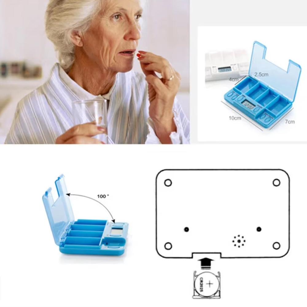 4 Bölmeli Akıllı Hatırlatıcı H - Medicine Cabinet Lock incelemesi ve fiyatı