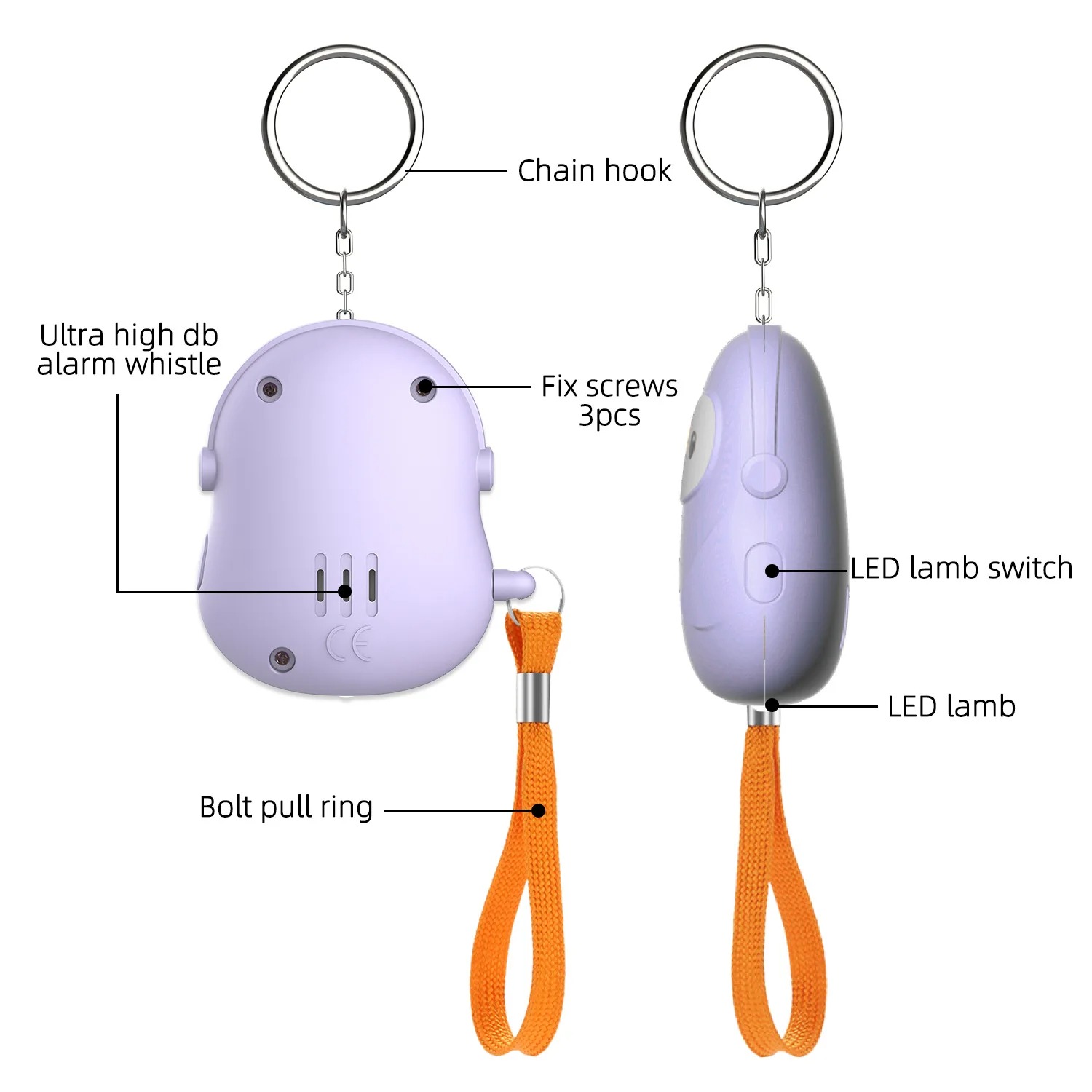 Kişisel Savunma 5'li Alarm Set - Personal Alarm Keychain incelemesi ve fiyatı