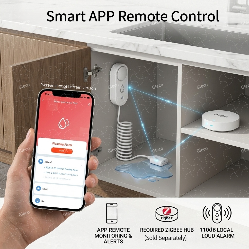 Zigbee Su Kaçağı Sensörü Su Ba - Water Alarm Sensor incelemesi ve fiyatı