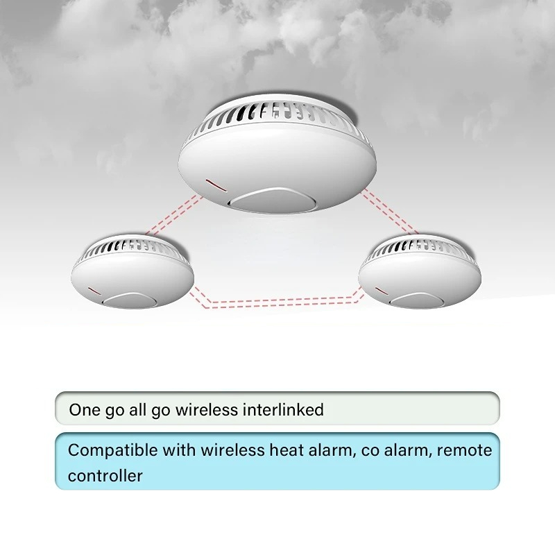Akıllı ev güvenlik alarm siste - Smoke Detector Interconnected incelemesi ve fiyatı