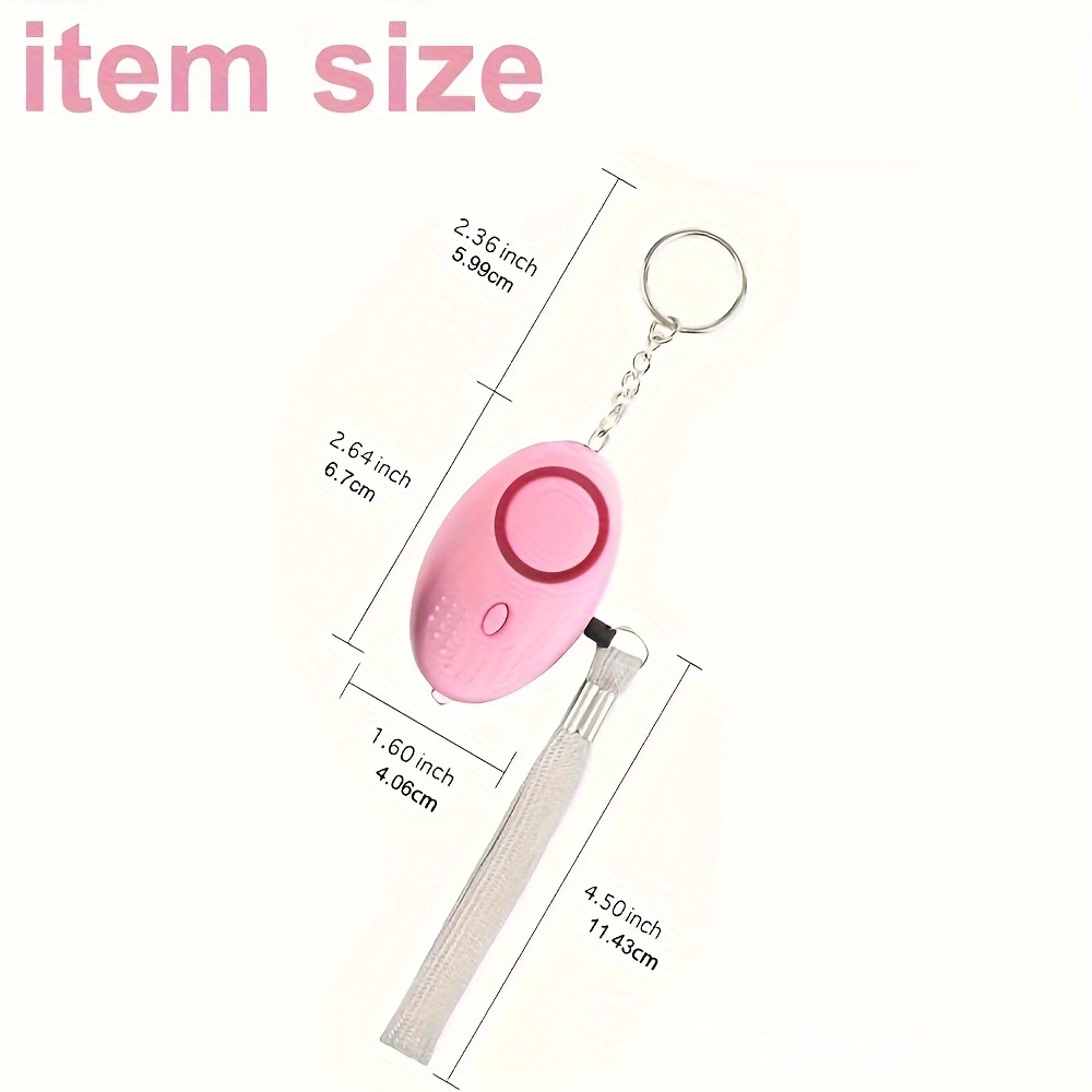 LED Işıklı 130dB Kişisel Güven - Personal Alarm Keychain incelemesi ve fiyatı