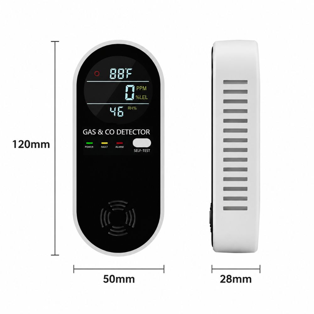 4'ü 1 arada LED Ekranlı Gaz De - Co Detector Plug incelemesi ve fiyatı