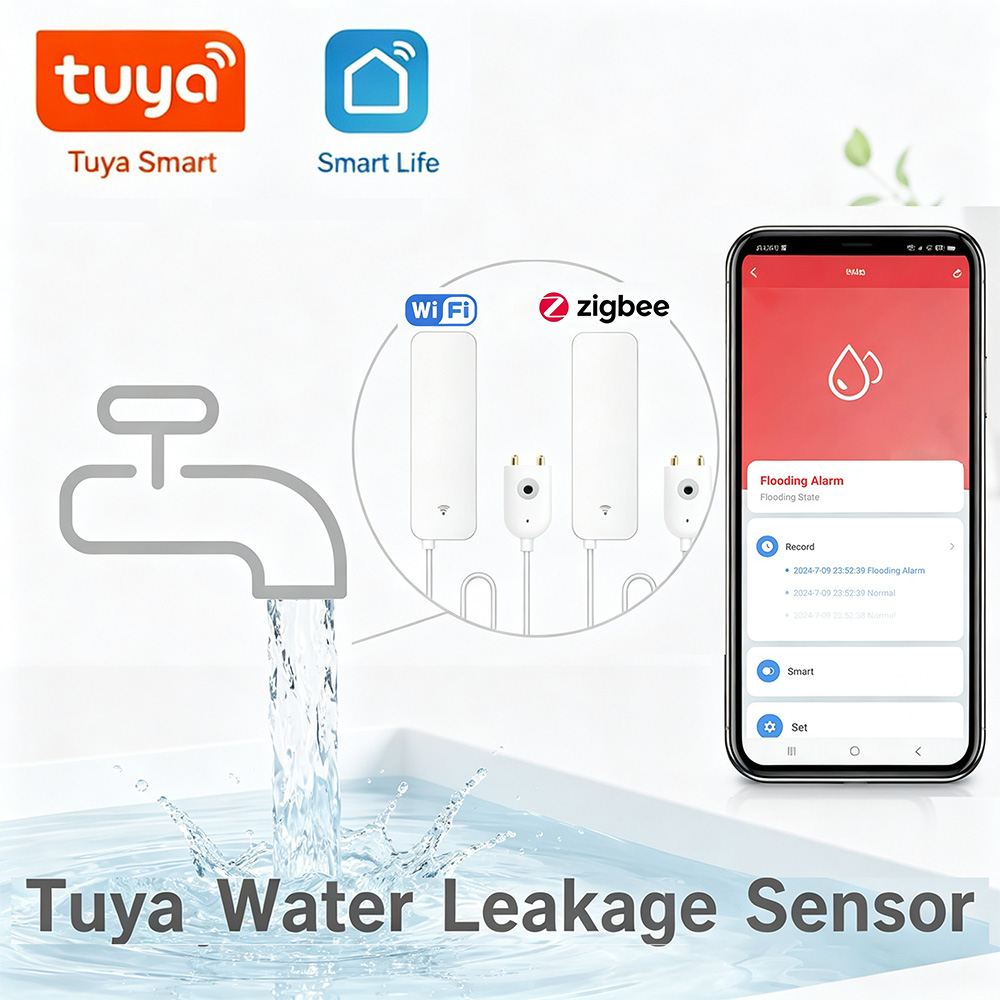 ZigBee WiFi Su Kaçak Sensörü S - Water Alarm Sensor incelemesi ve fiyatı