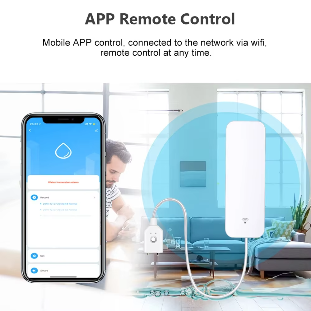 ZigBee WiFi Su Kaçak Sensörü S - Water Alarm Sensor incelemesi ve fiyatı