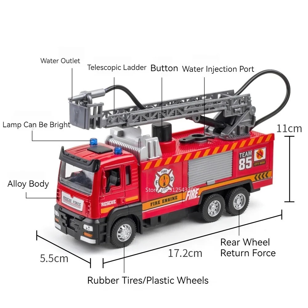 1:32 Ölçekli Su Püskürtme itfa - Fire Escape Ladder incelemesi ve fiyatı