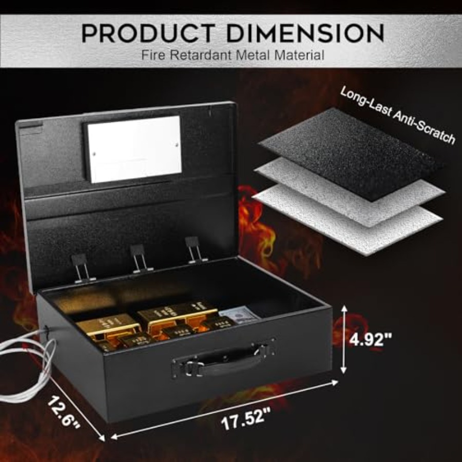 Dijital Kodlu Kilitli Taşınabi - Fire Safe Document incelemesi ve fiyatı