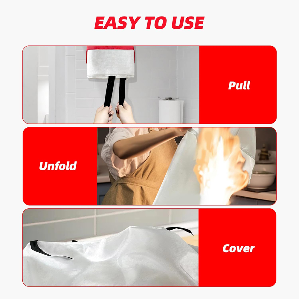 Yangın battaniyesi 2 paket 2*2 - Fire Blanket Kitchen incelemesi ve fiyatı