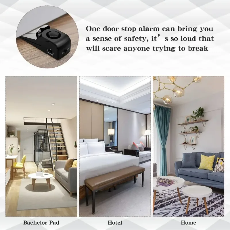 ZEXEF mini güvenlik koruma 125 - Door Stop Alarm incelemesi ve fiyatı