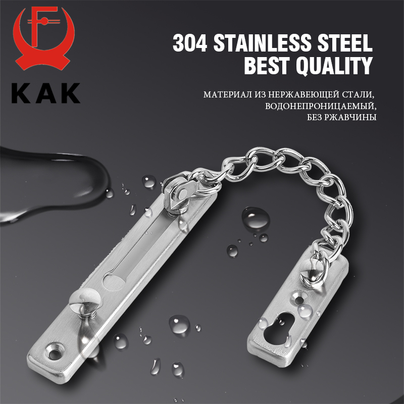 KAK 304 paslanmaz çelik güvenl - Security Chain Door incelemesi ve fiyatı