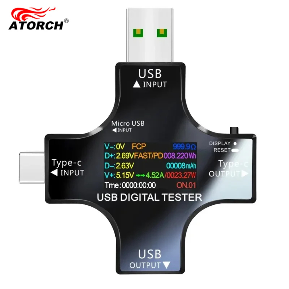 USB Test Cihazı DC Tip-C PD Di - Co Detector Plug incelemesi ve fiyatı