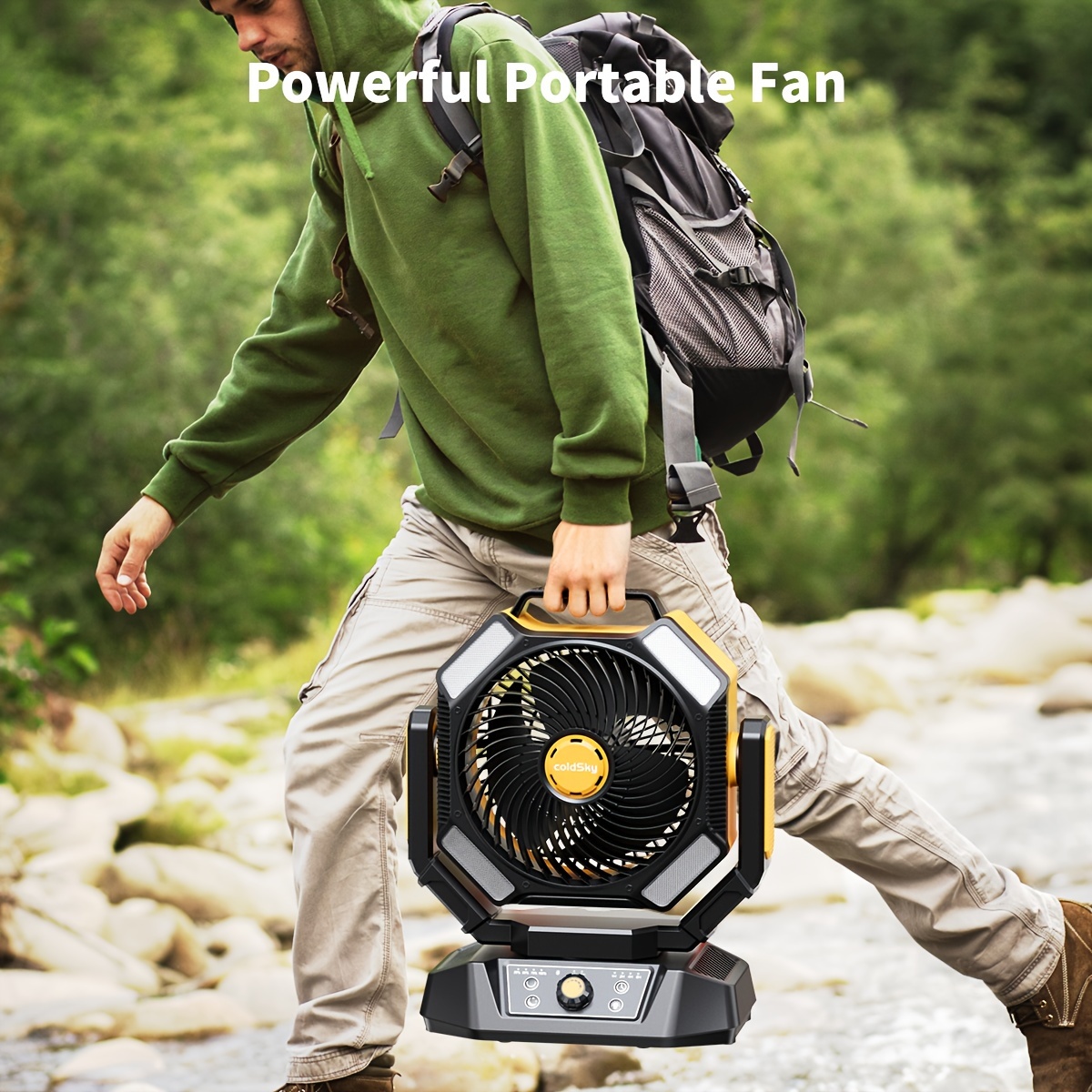 coldSky Kamp Fanı, 4 LED Işıkl - Power Outage Light incelemesi ve fiyatı