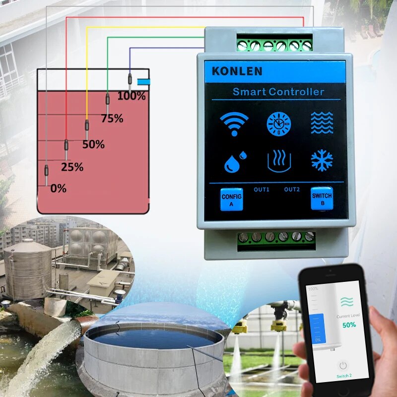 KONLEN Tuya Su Seviyesi Sensör - Water Alarm Sensor incelemesi ve fiyatı