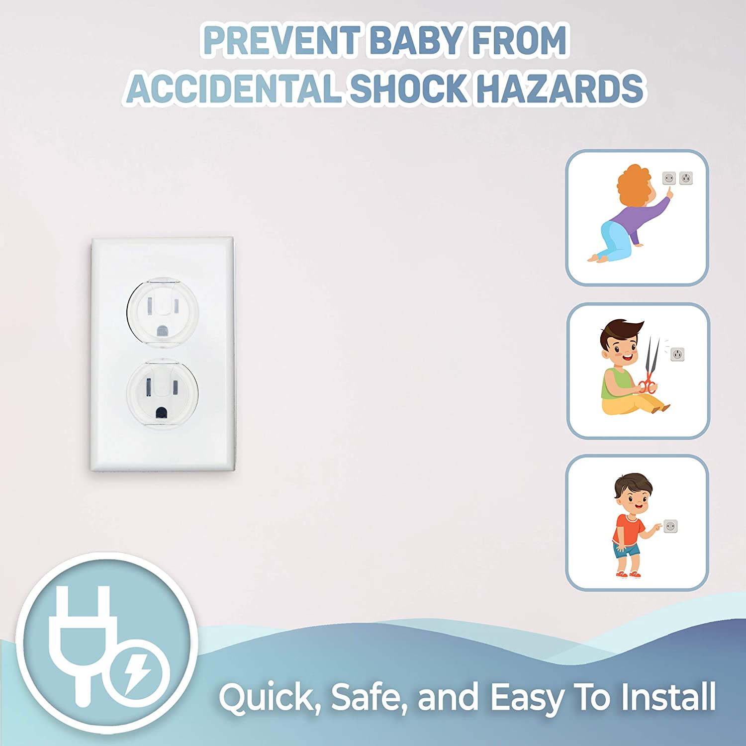 10 adet Çıkış Kapakları, Ameri - Outlet Cover Baby incelemesi ve fiyatı