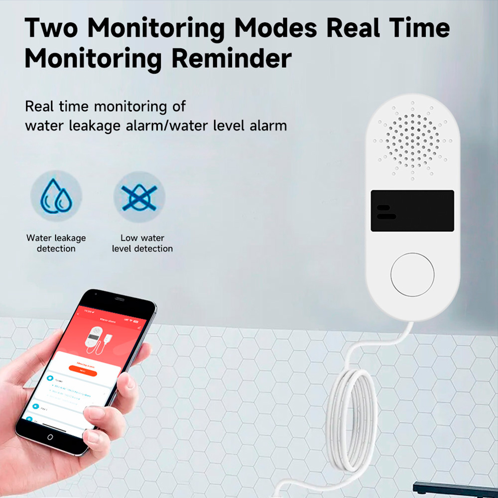 Tuya Wifi su kaçağı dedektörü  - Water Alarm Sensor incelemesi ve fiyatı
