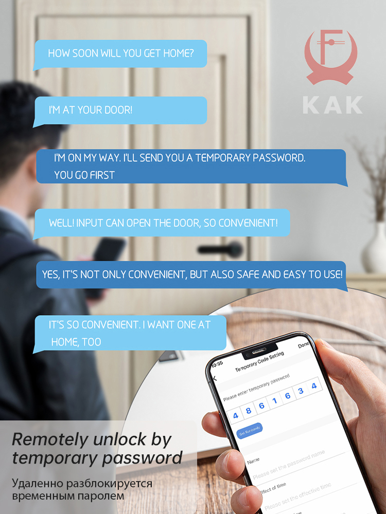 Handle akıllı parmak izi kapı  - Security Chain Door incelemesi ve fiyatı