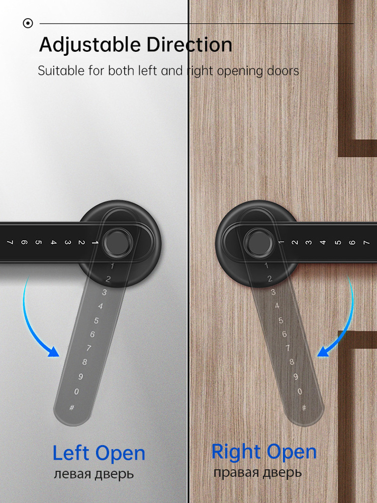 Handle akıllı parmak izi kapı  - Security Chain Door incelemesi ve fiyatı