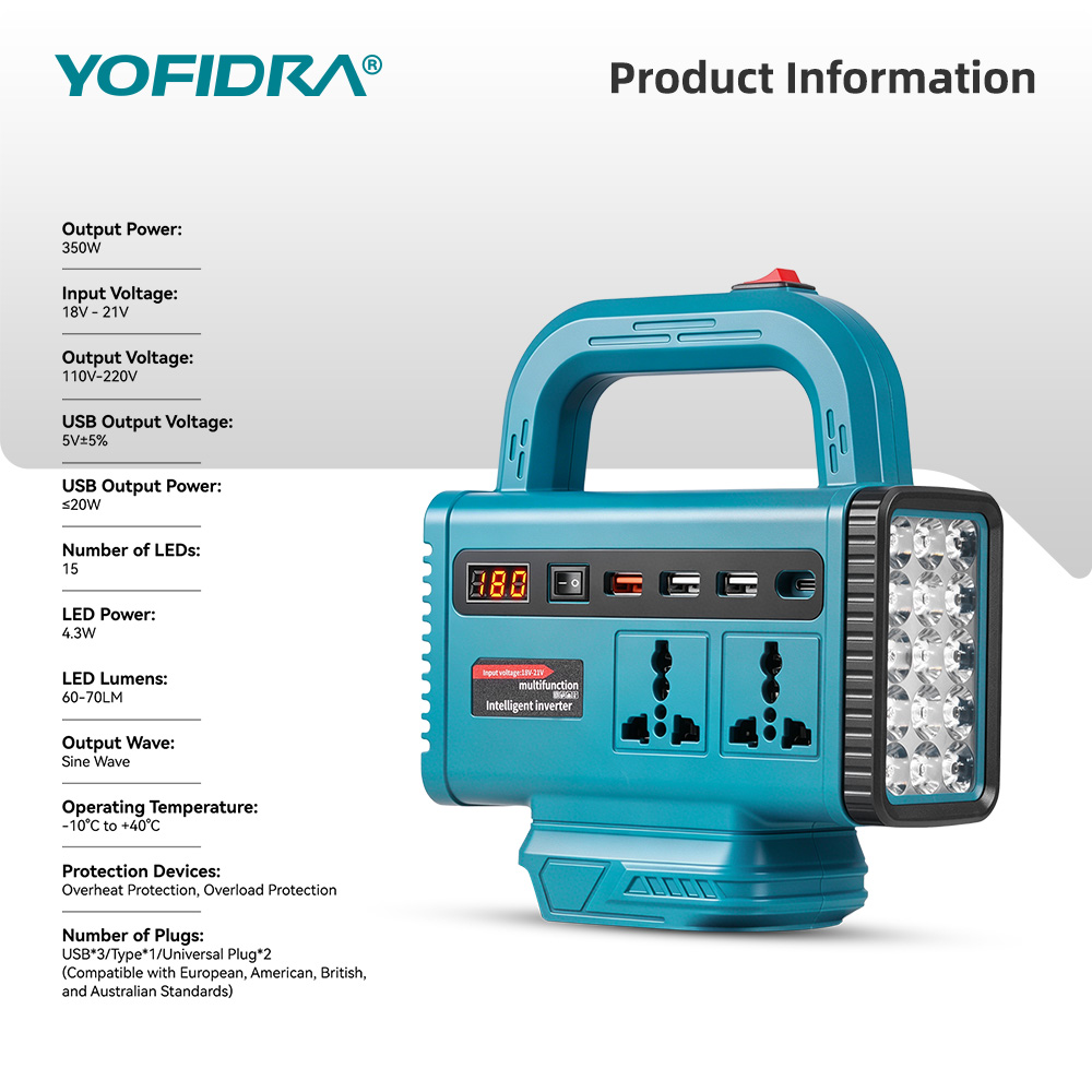 YOFIDRA 220V Taşınabilir Güç İ - Power Outage Light incelemesi ve fiyatı