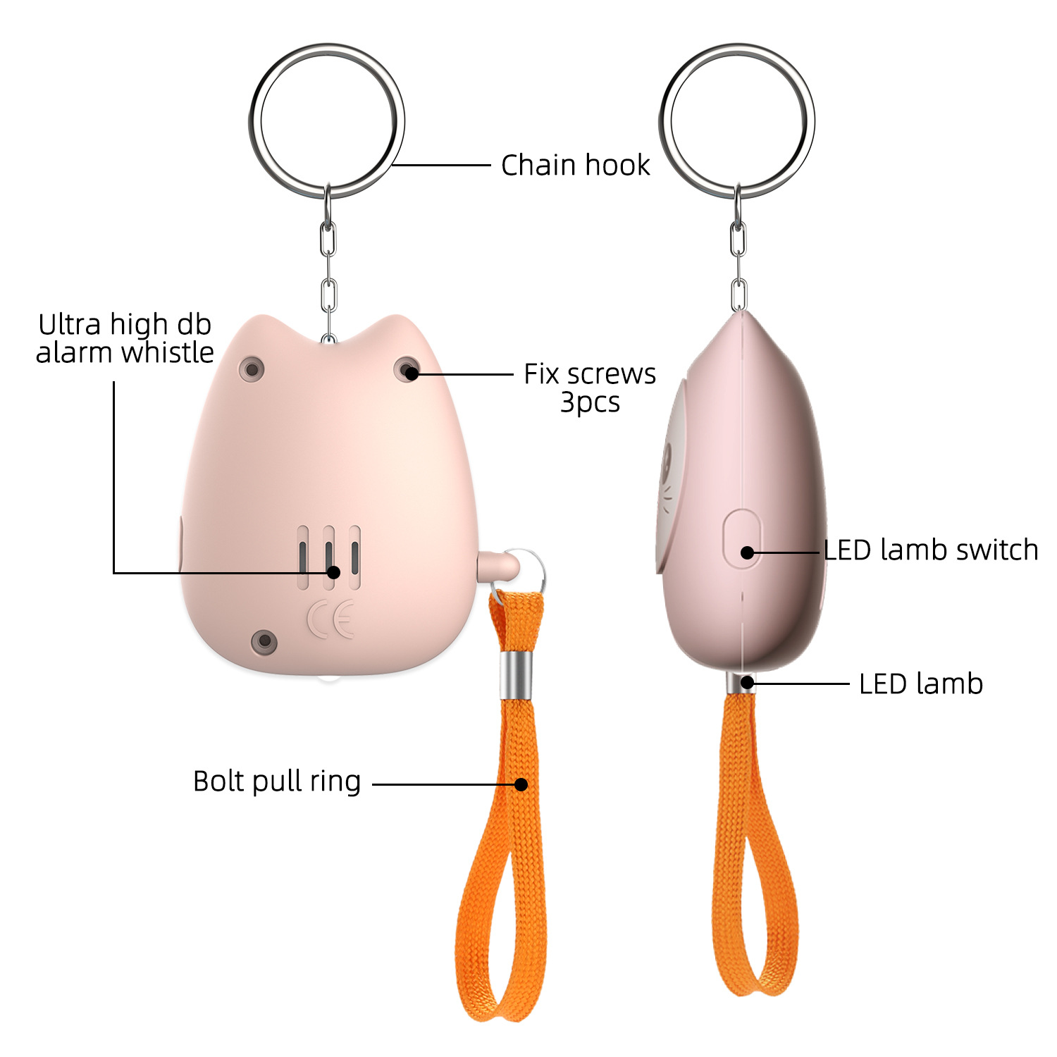 2025 Yeni Kişisel Alarm Kendin - Personal Alarm Keychain incelemesi ve fiyatı