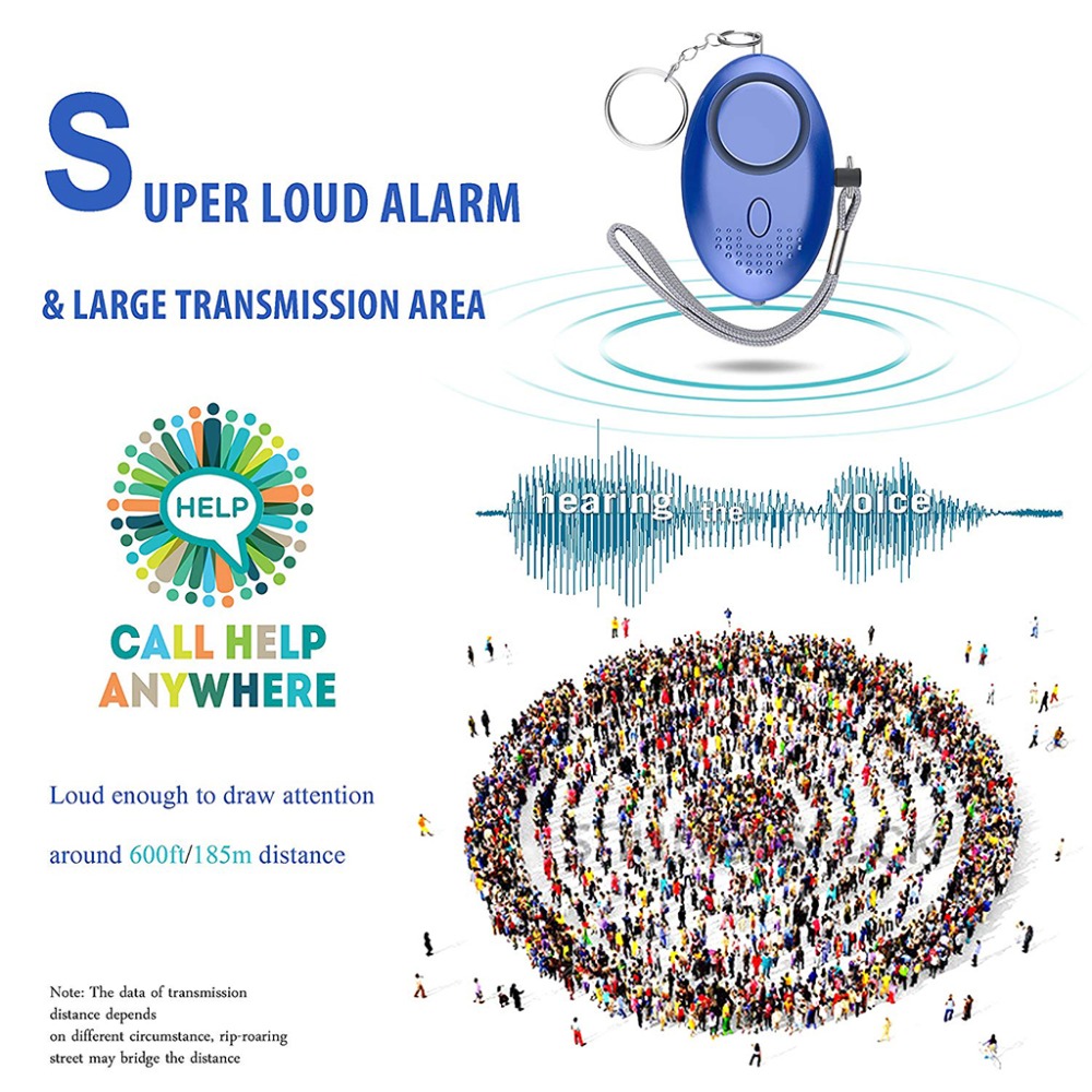 130dB Kendini Savunma Alarmı A - Personal Alarm Keychain incelemesi ve fiyatı