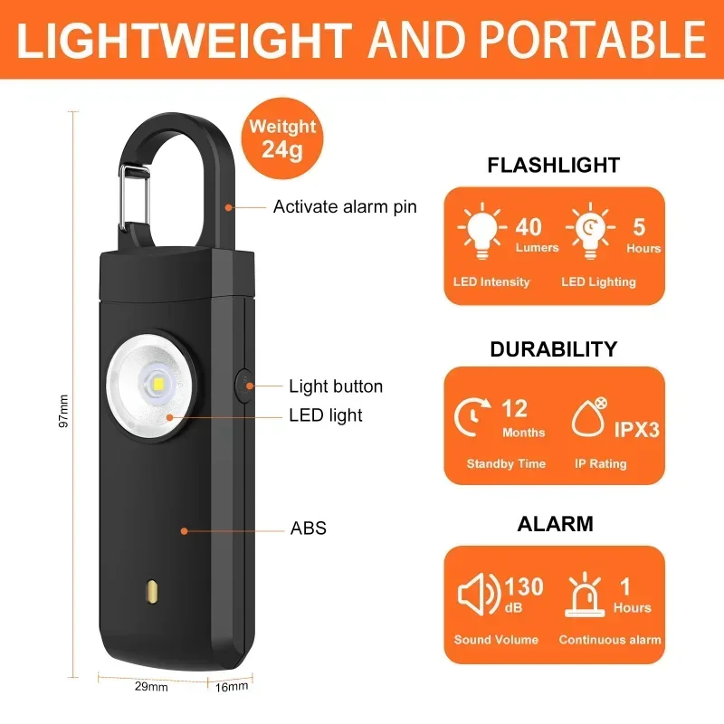Kendini Savunma LED El Feneri  - Personal Alarm Keychain incelemesi ve fiyatı