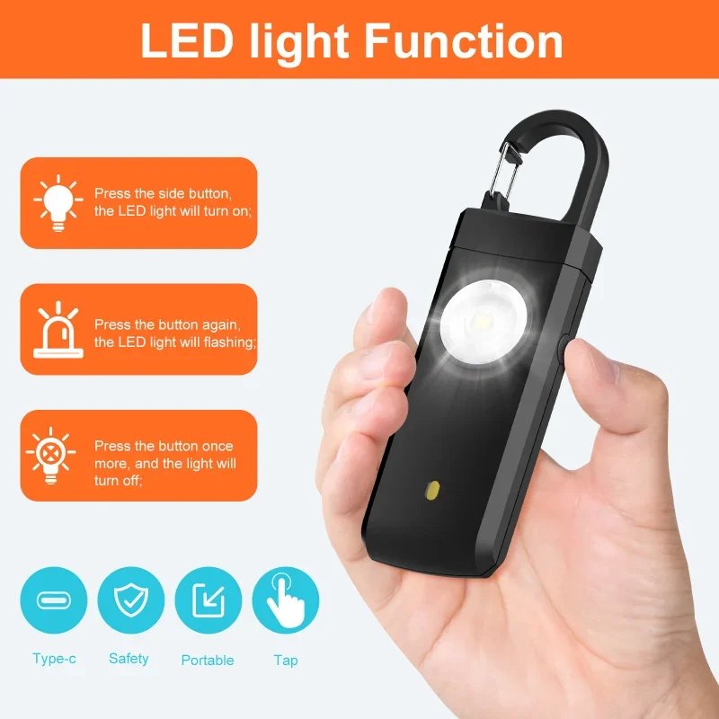 Kendini Savunma LED El Feneri  - Personal Alarm Keychain incelemesi ve fiyatı